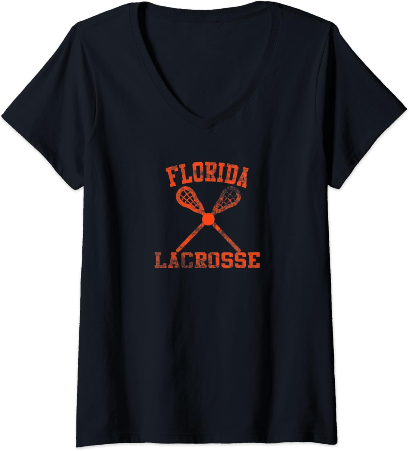 Womens Florida Lacrosse VNeck TShirt Sports & Outdoors